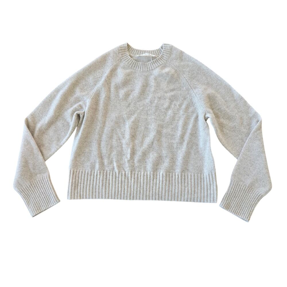 Everlane The Boxy Crew in Cashmere Sweater Size XS NWT